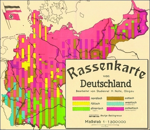 Немецкий народ, считали немецкие расоведы, образовался из различных «расовых типов».