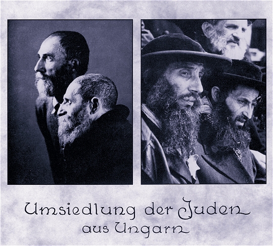 Обложка фотоальбома «Переселение евреев из Венгрии».