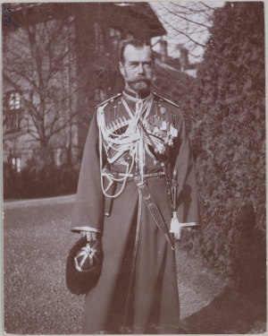 Николай Второй в форме полковника Е.И.В. Конвоя