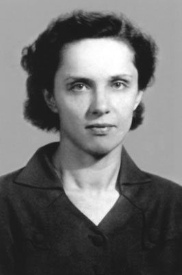  Л.В. Данилова во второй половине 1950-х  годов.